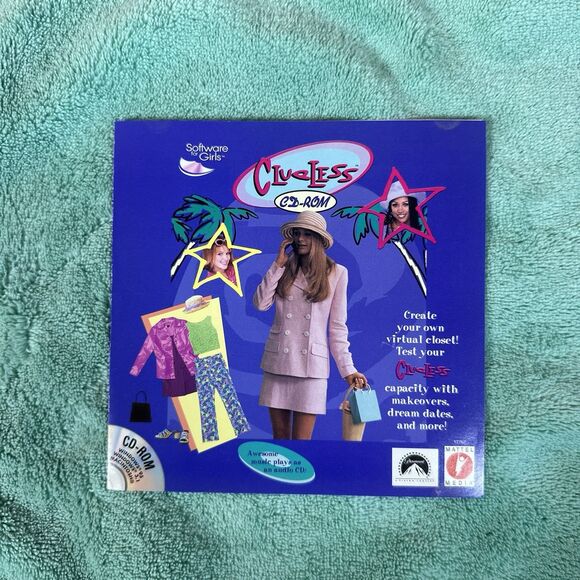 Vintage 1997‎ Mattel Clueless CD Rom Sabrina Teenage Witch Game Windows PC Mac - Picture 15 of 15